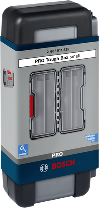 Maletín pequeño Bosch PRO Tough Box 43 x 87 x 210 mm.